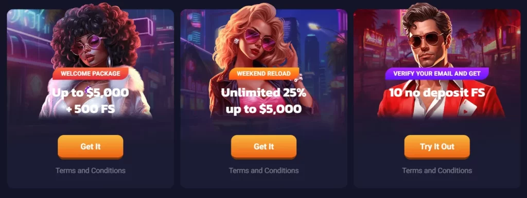 Available Bonuses and Offers at RetroBet Casino